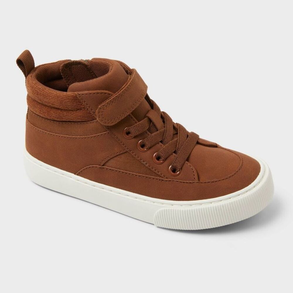 Cat & Jack - Kids' Robert Sneaker Boots - Cat & Jack Cognac 6:  Brown